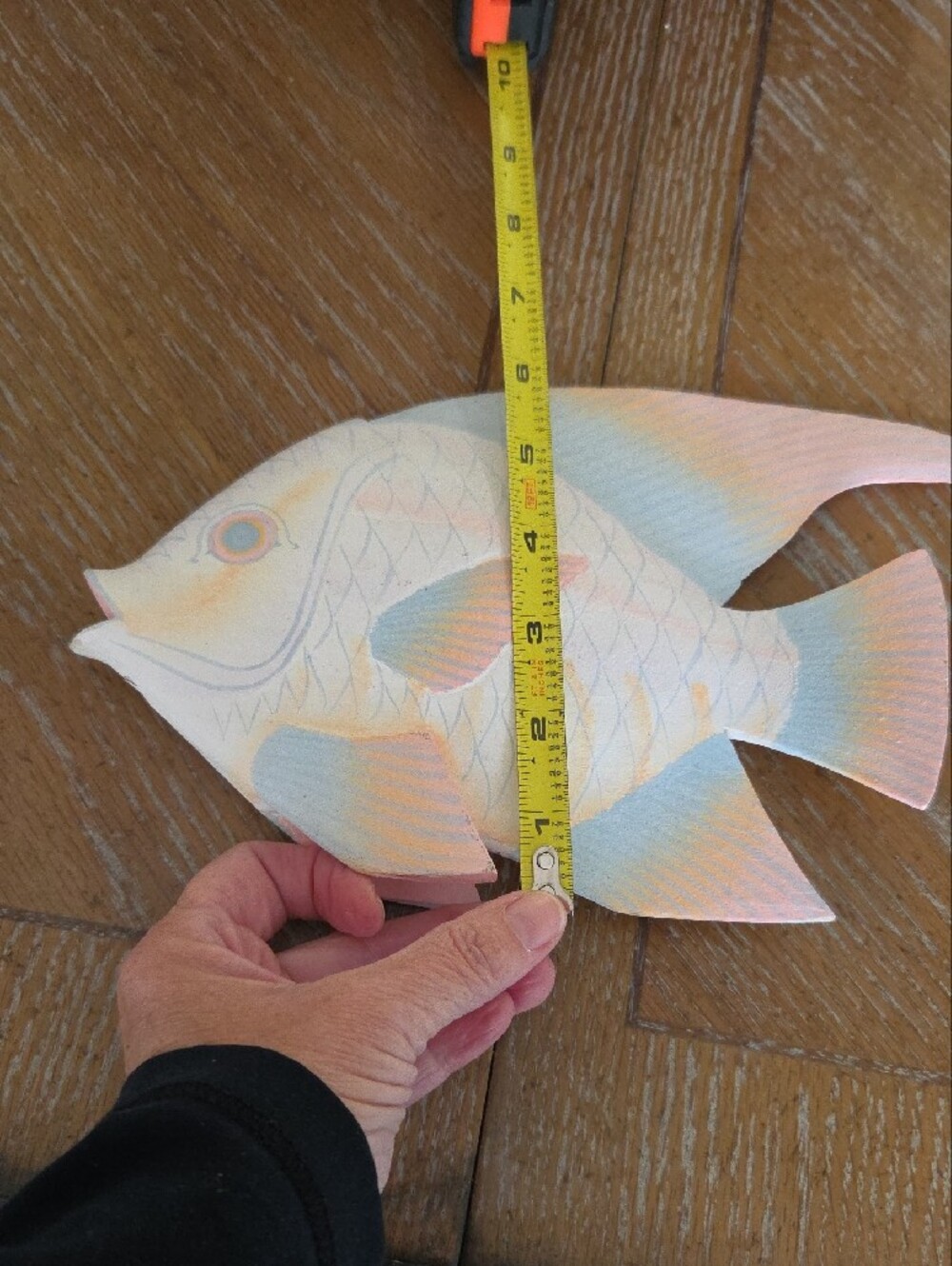 Wooden Painted Fish - Picture 2 of 3